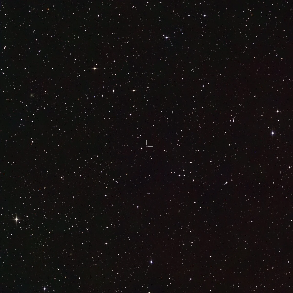 Observed sky around white dwarf J1328-1450; ESO/Digitized Sky Survey 2