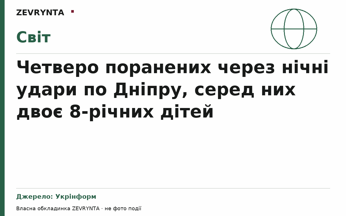 Графічна обкладинка ZEVRYNTA