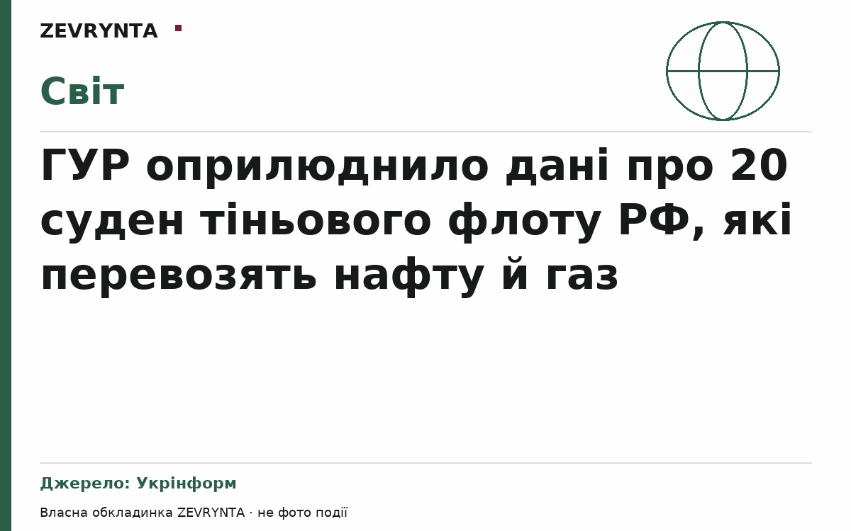 Графічна обкладинка ZEVRYNTA