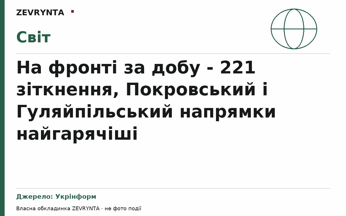 Графічна обкладинка ZEVRYNTA