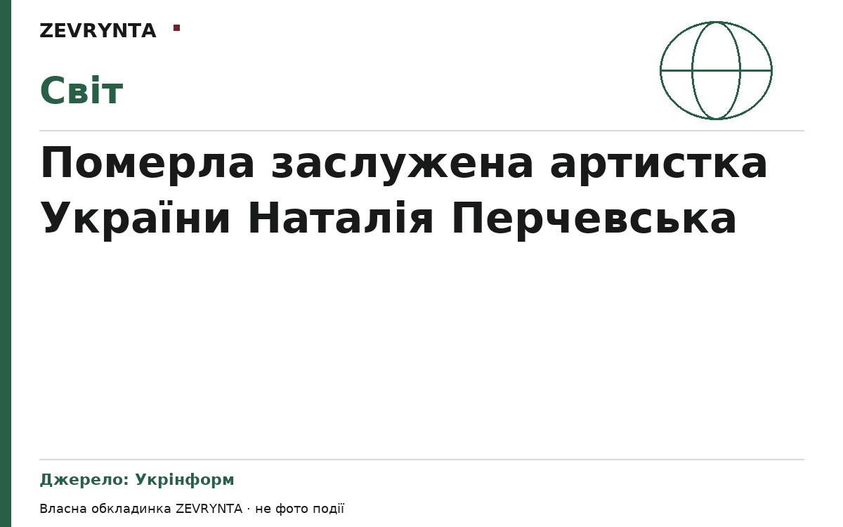 Графічна обкладинка ZEVRYNTA