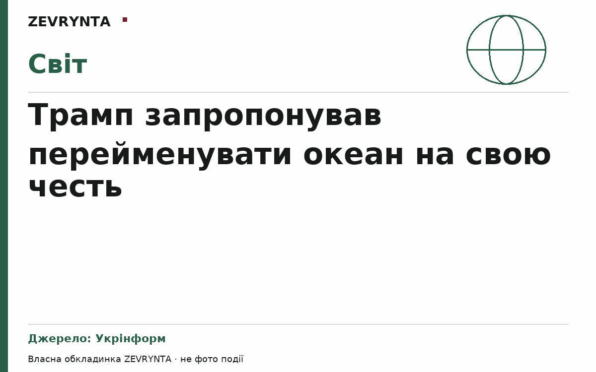 Графічна обкладинка ZEVRYNTA