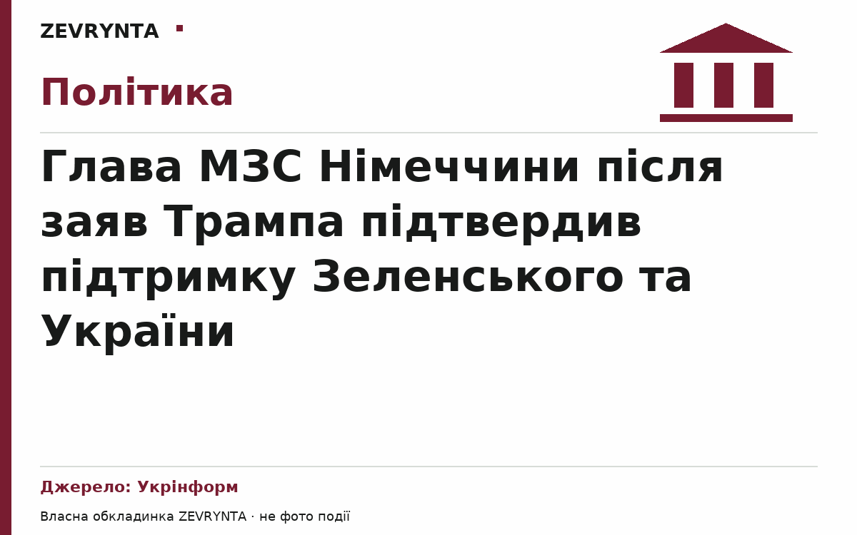 Графічна обкладинка ZEVRYNTA