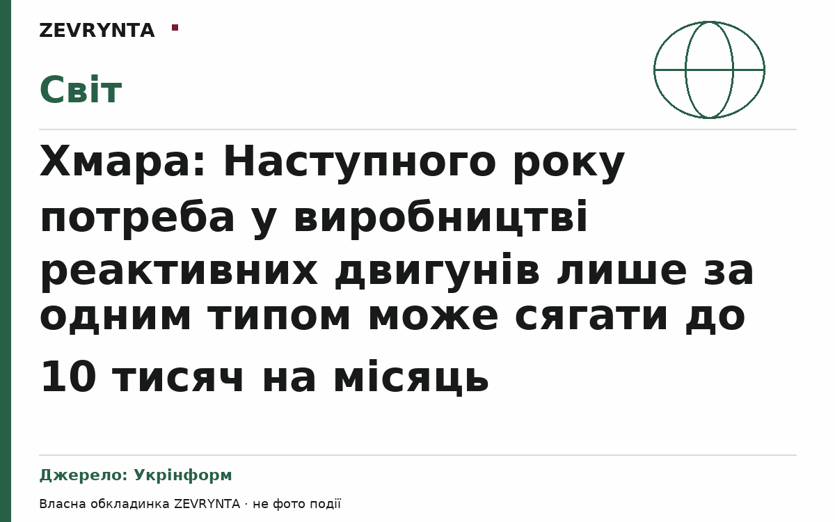 Графічна обкладинка ZEVRYNTA