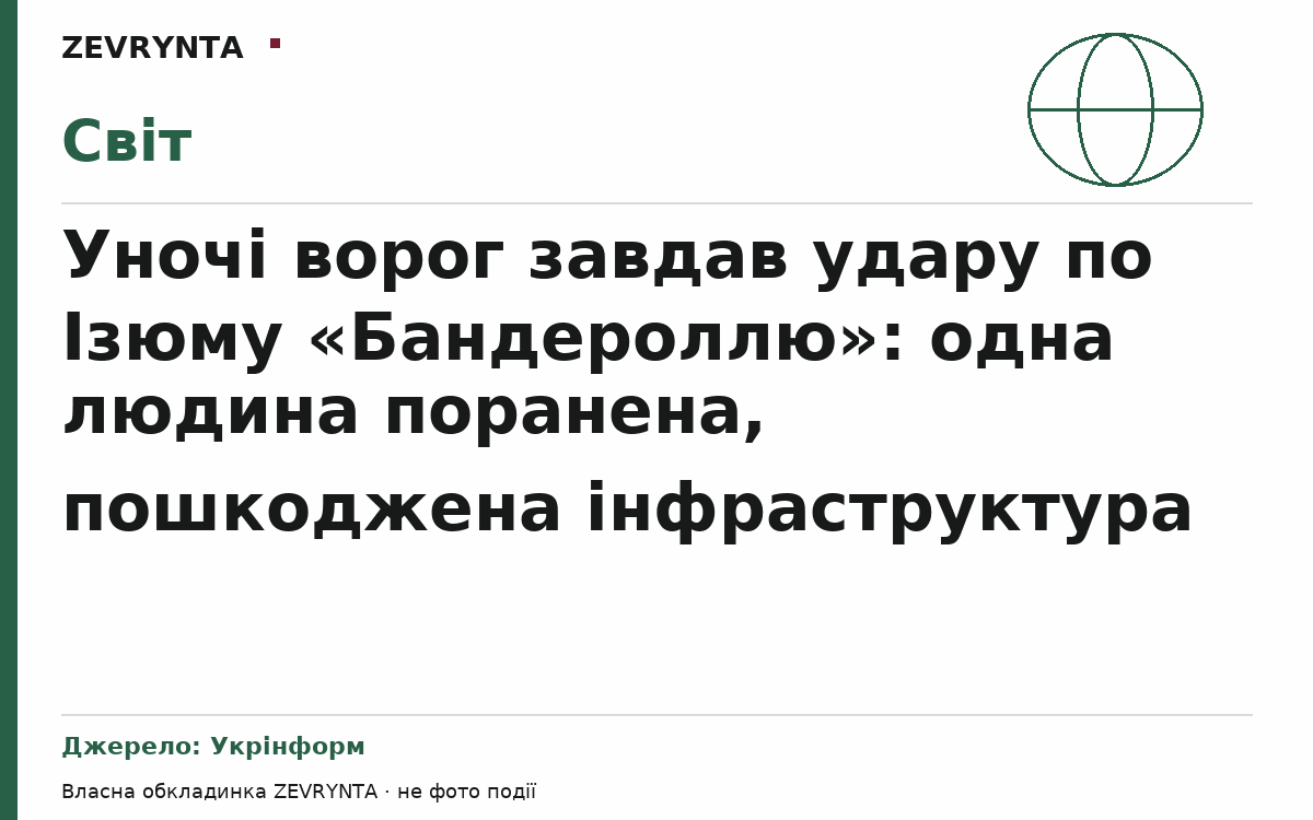 Графічна обкладинка ZEVRYNTA