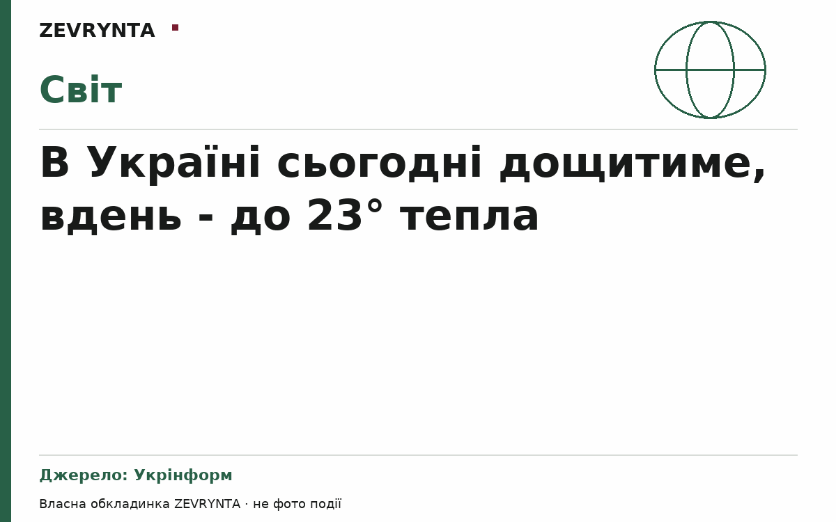 Графічна обкладинка ZEVRYNTA
