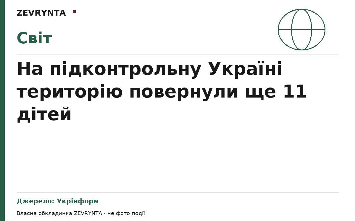 Графічна обкладинка ZEVRYNTA