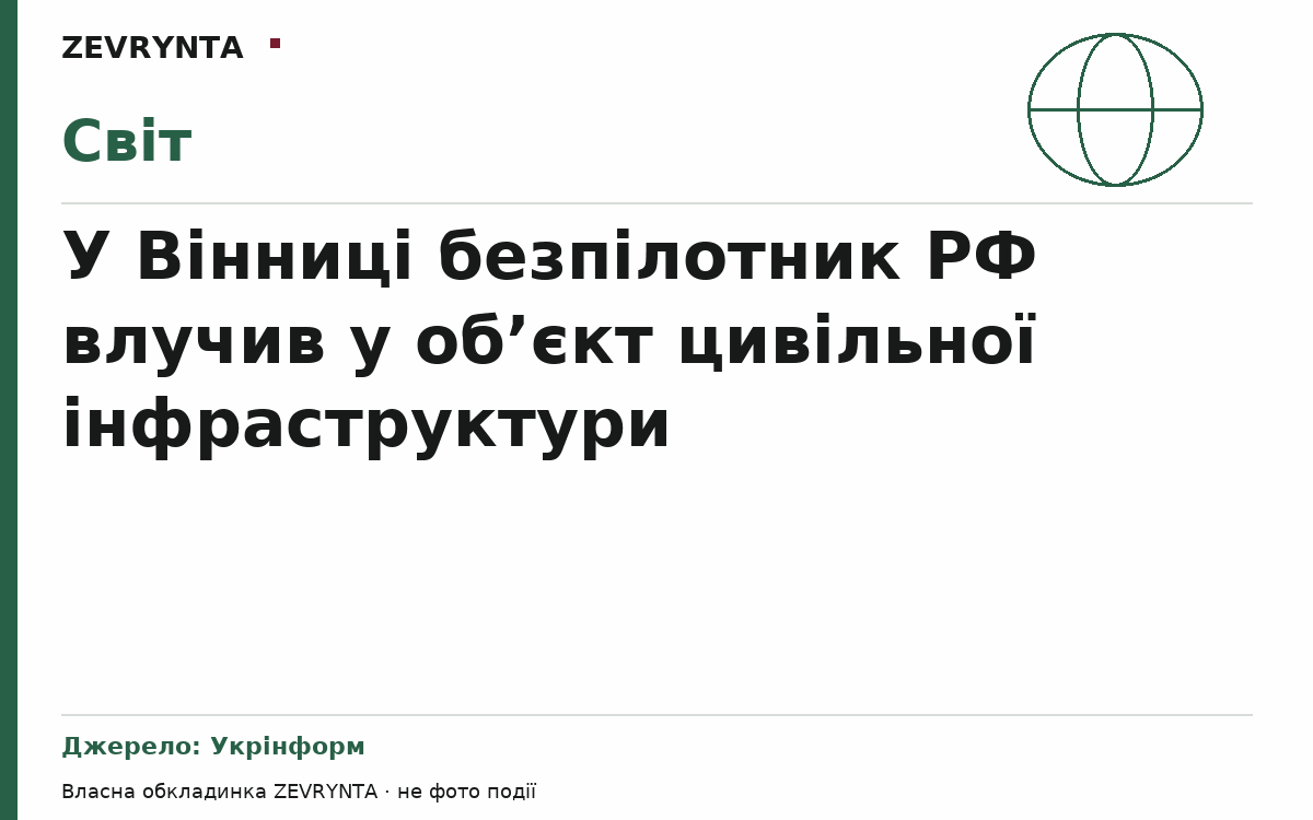 Графічна обкладинка ZEVRYNTA