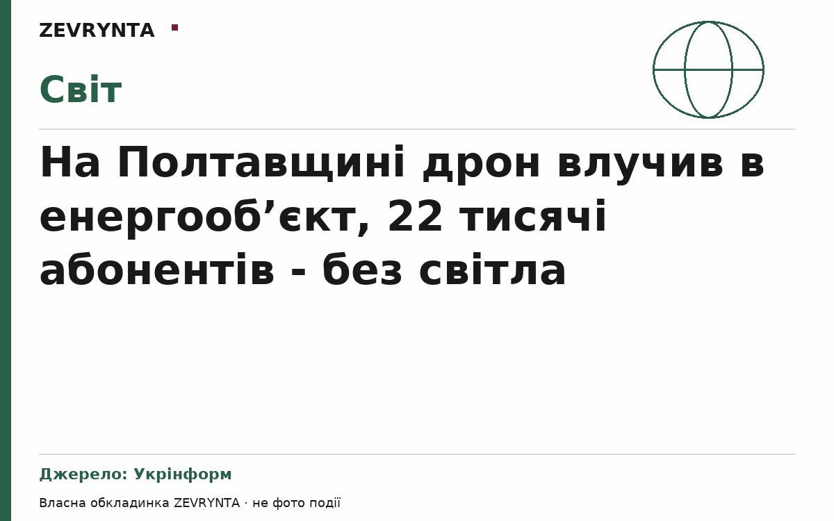 Графічна обкладинка ZEVRYNTA
