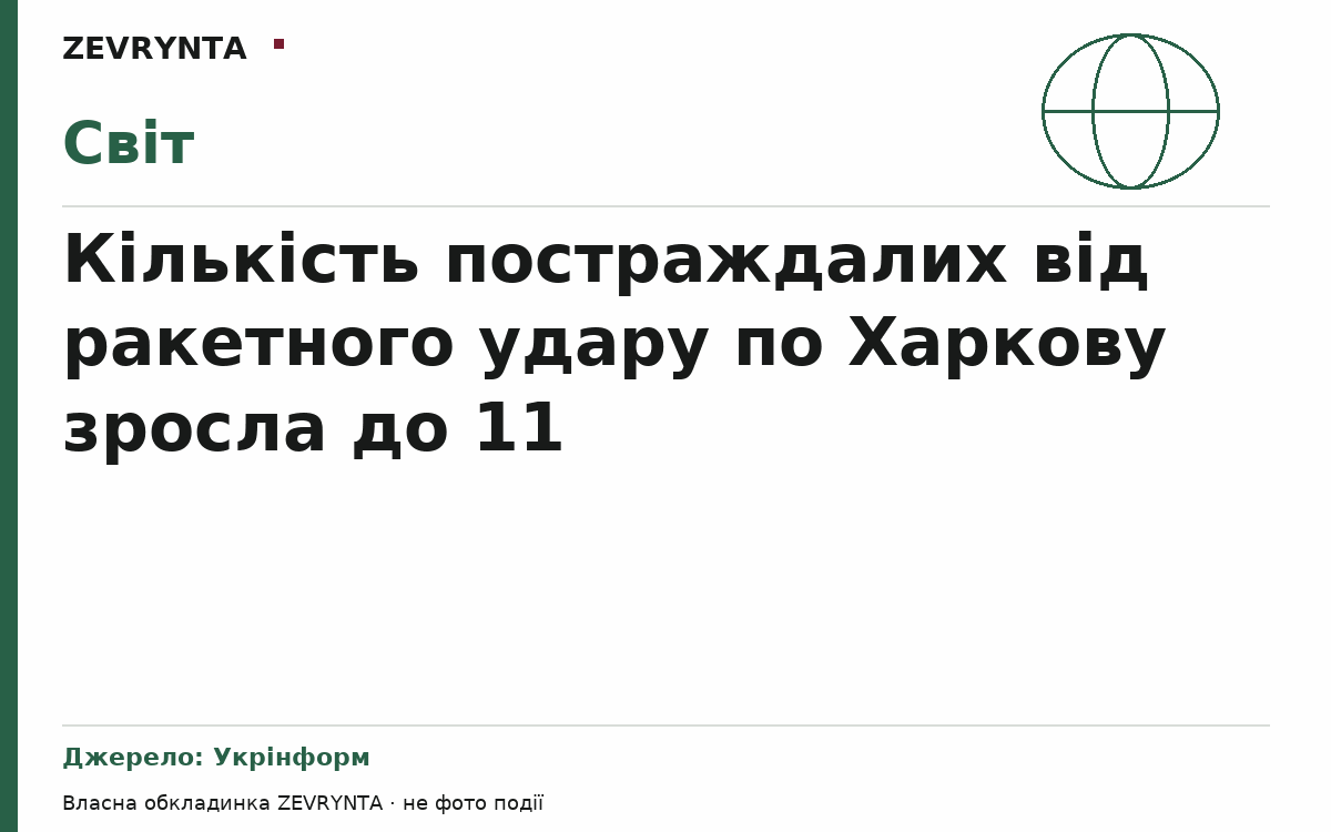 Графічна обкладинка ZEVRYNTA
