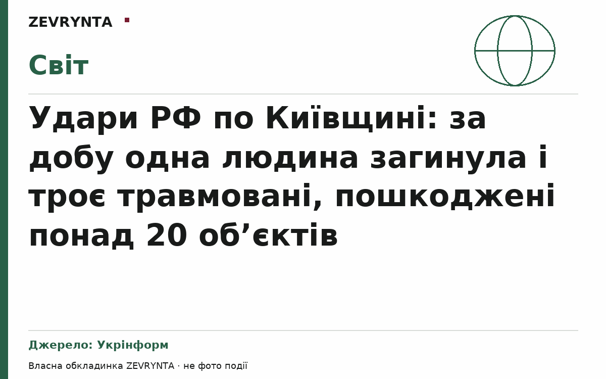 Графічна обкладинка ZEVRYNTA
