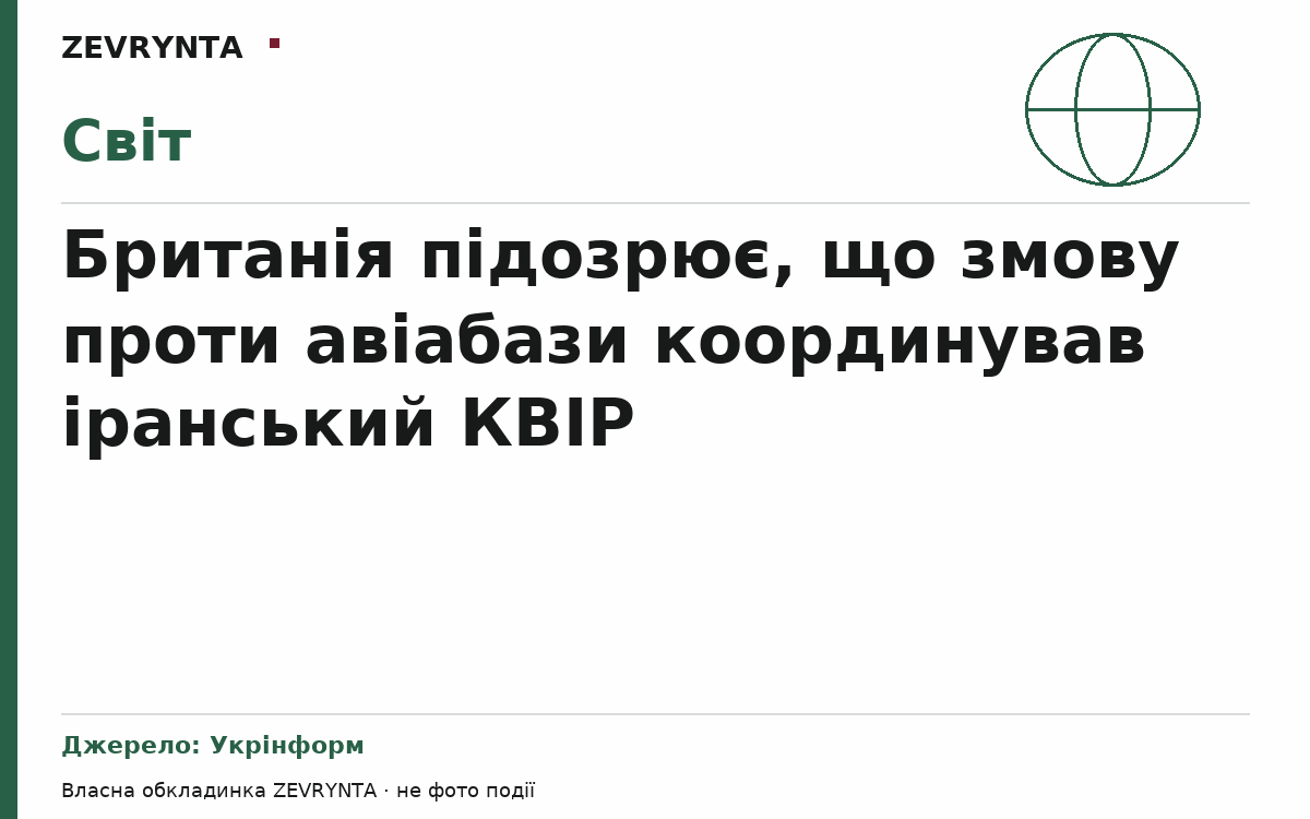 Графічна обкладинка ZEVRYNTA