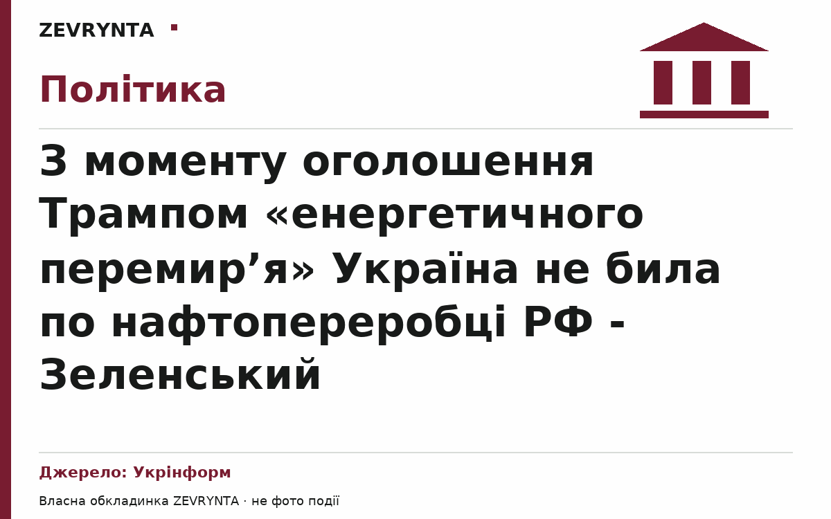 Графічна обкладинка ZEVRYNTA