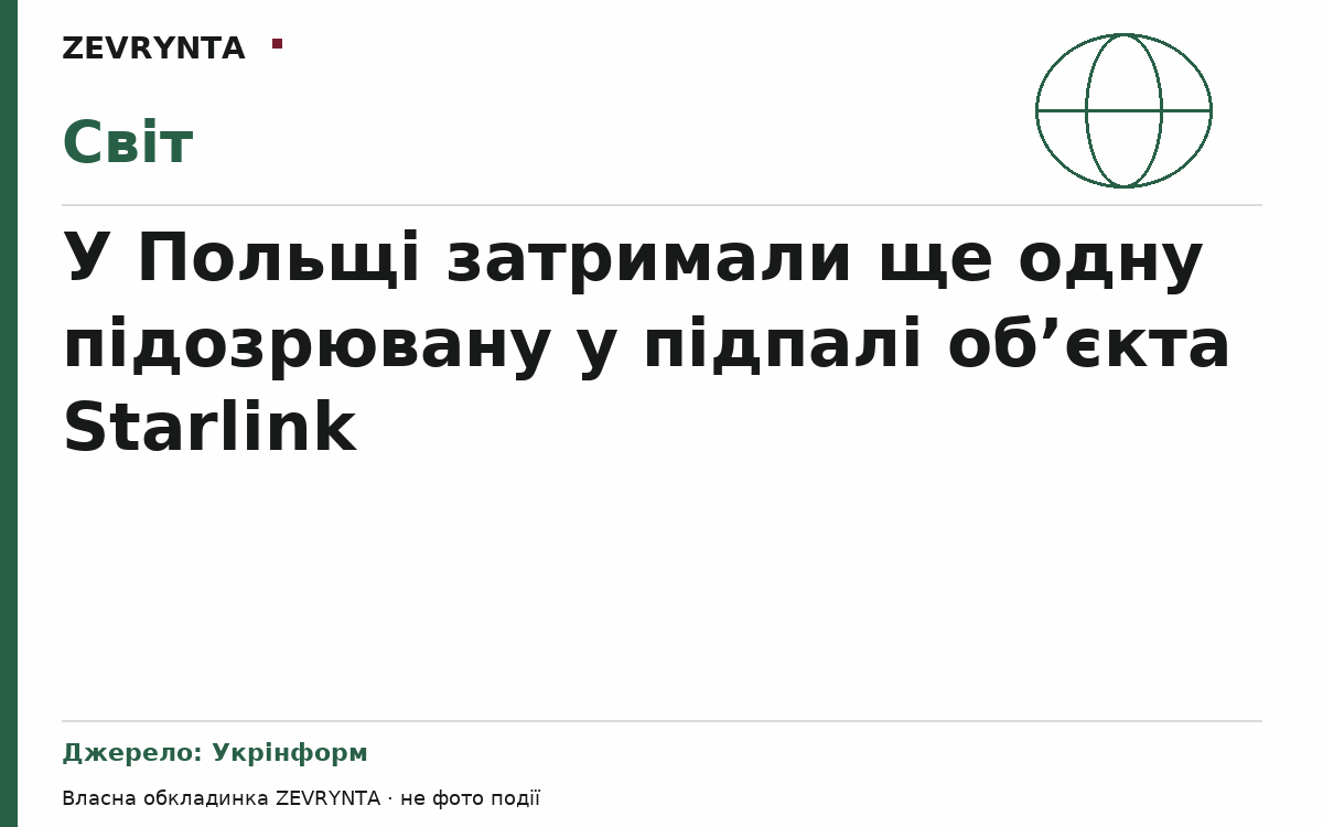 Графічна обкладинка ZEVRYNTA