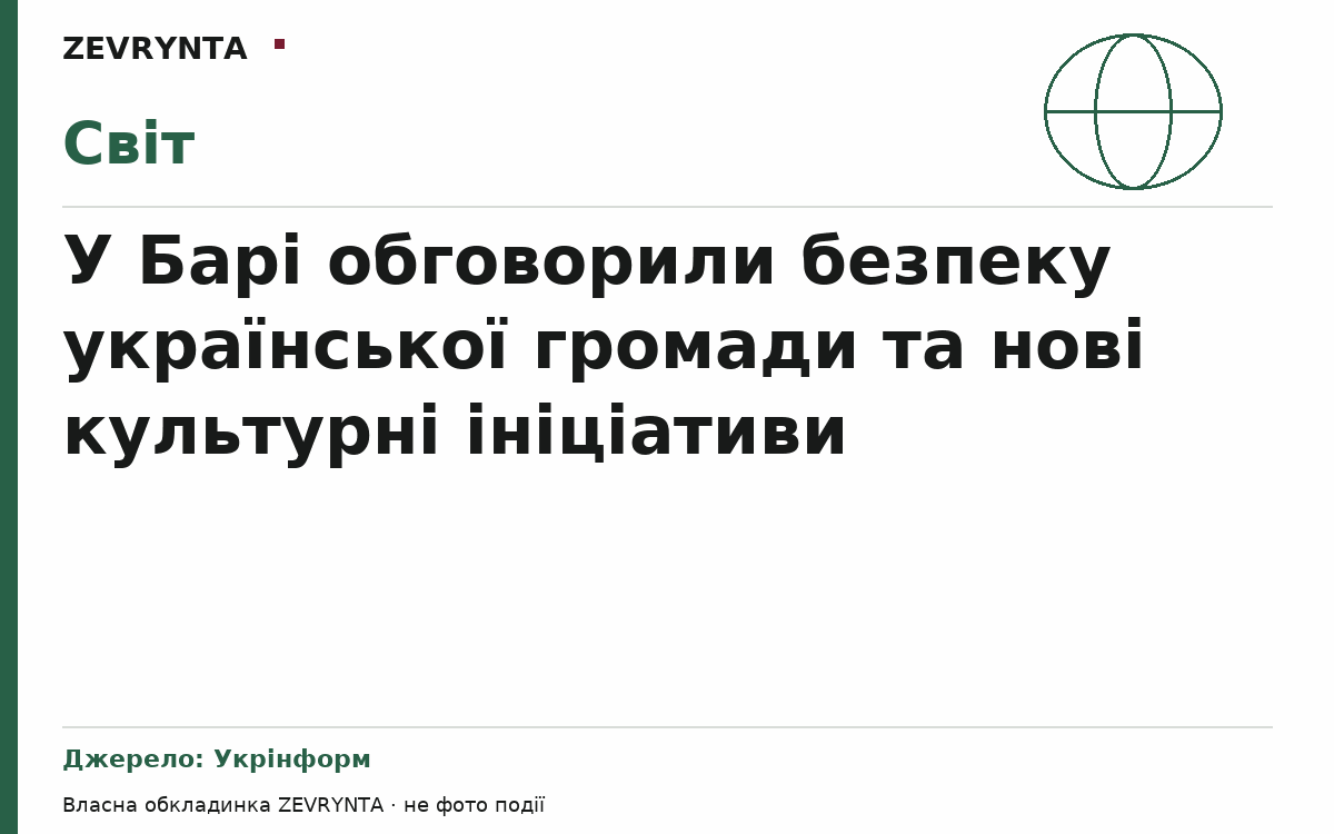 Графічна обкладинка ZEVRYNTA