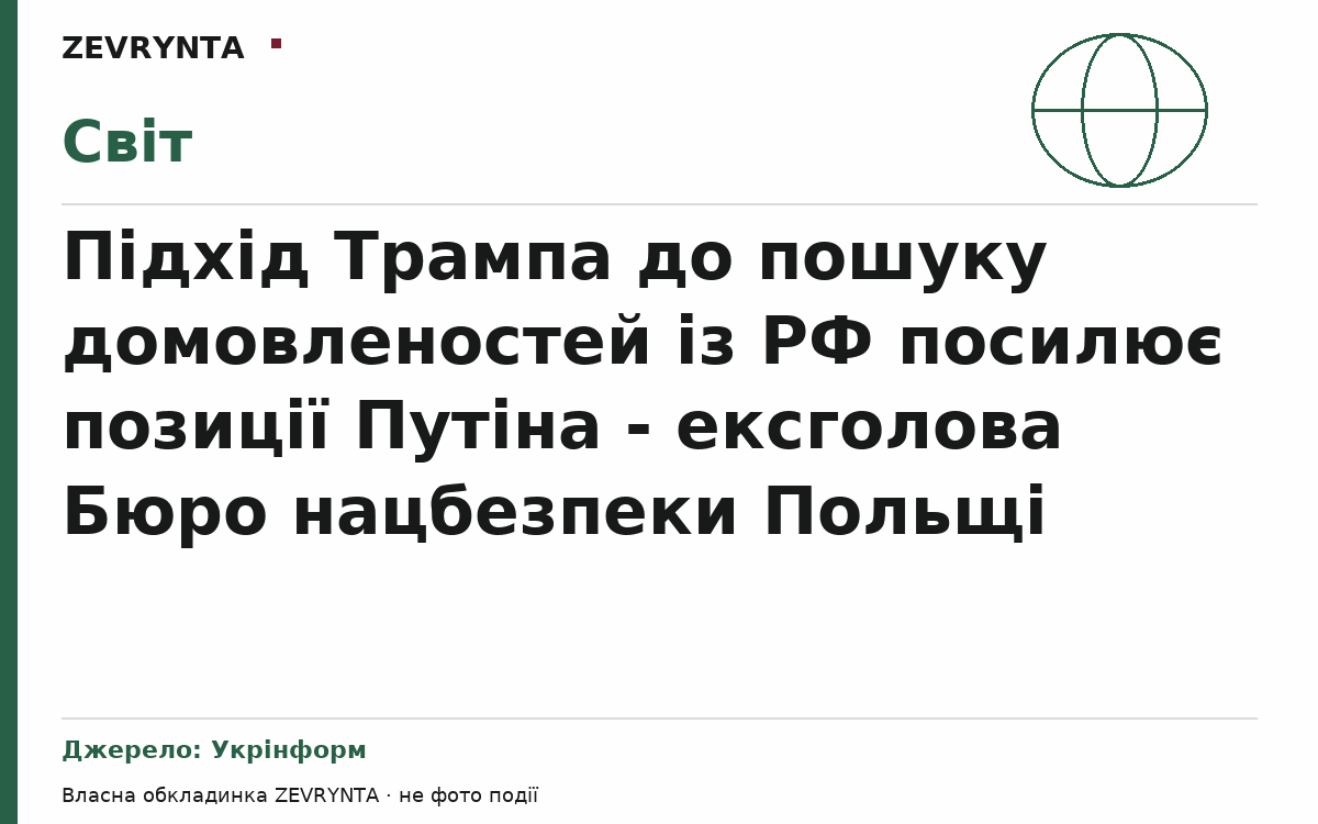 Графічна обкладинка ZEVRYNTA