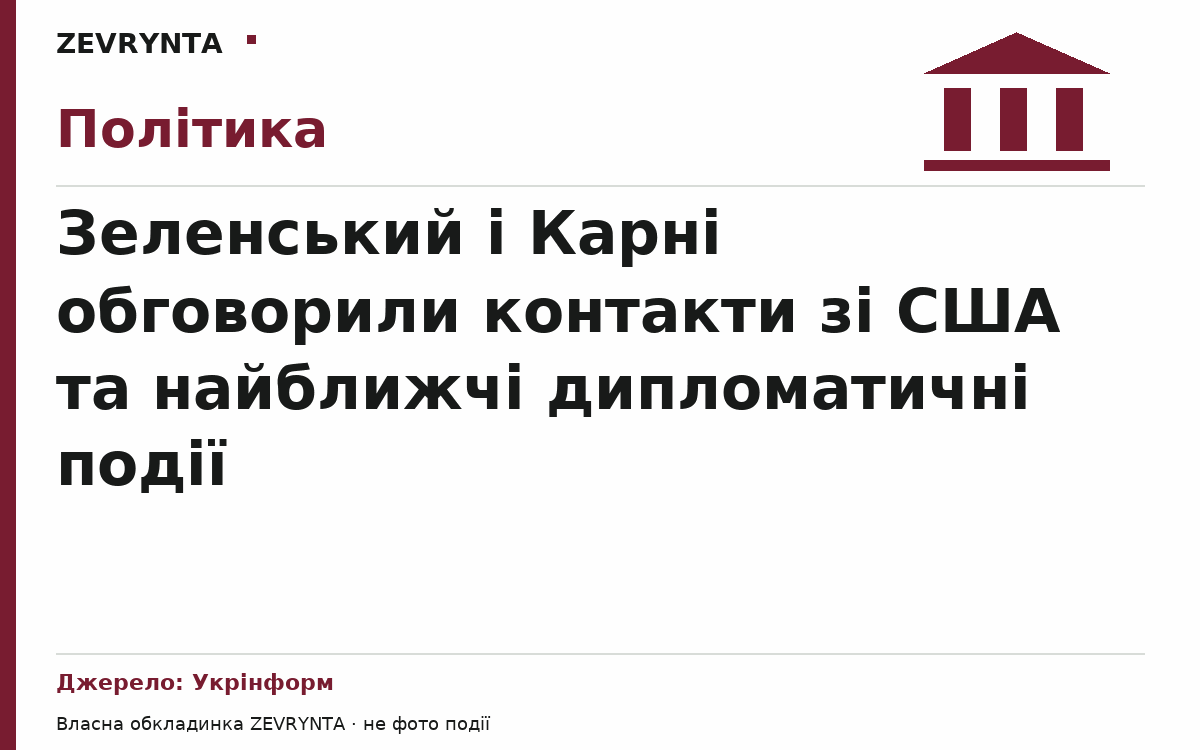 Графічна обкладинка ZEVRYNTA