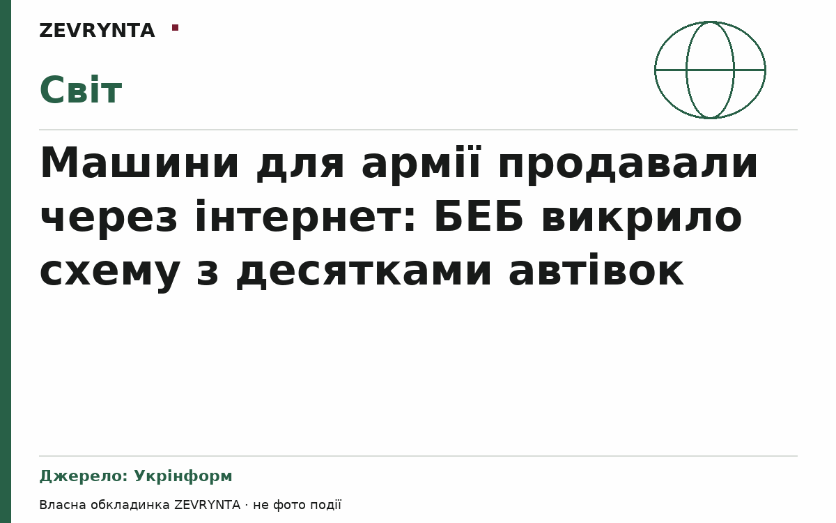Графічна обкладинка ZEVRYNTA