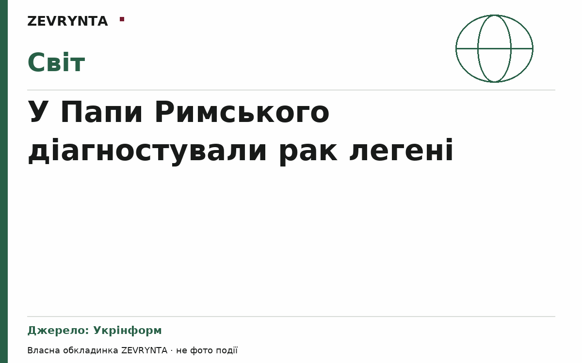 Графічна обкладинка ZEVRYNTA