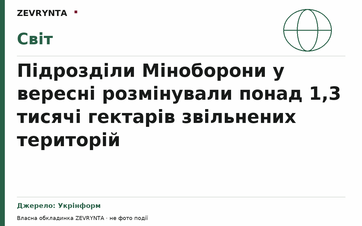 Графічна обкладинка ZEVRYNTA