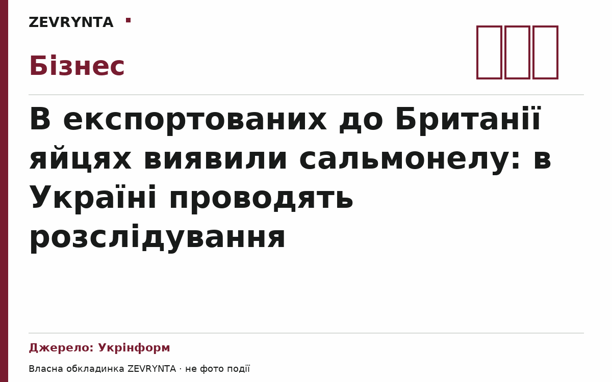 Графічна обкладинка ZEVRYNTA
