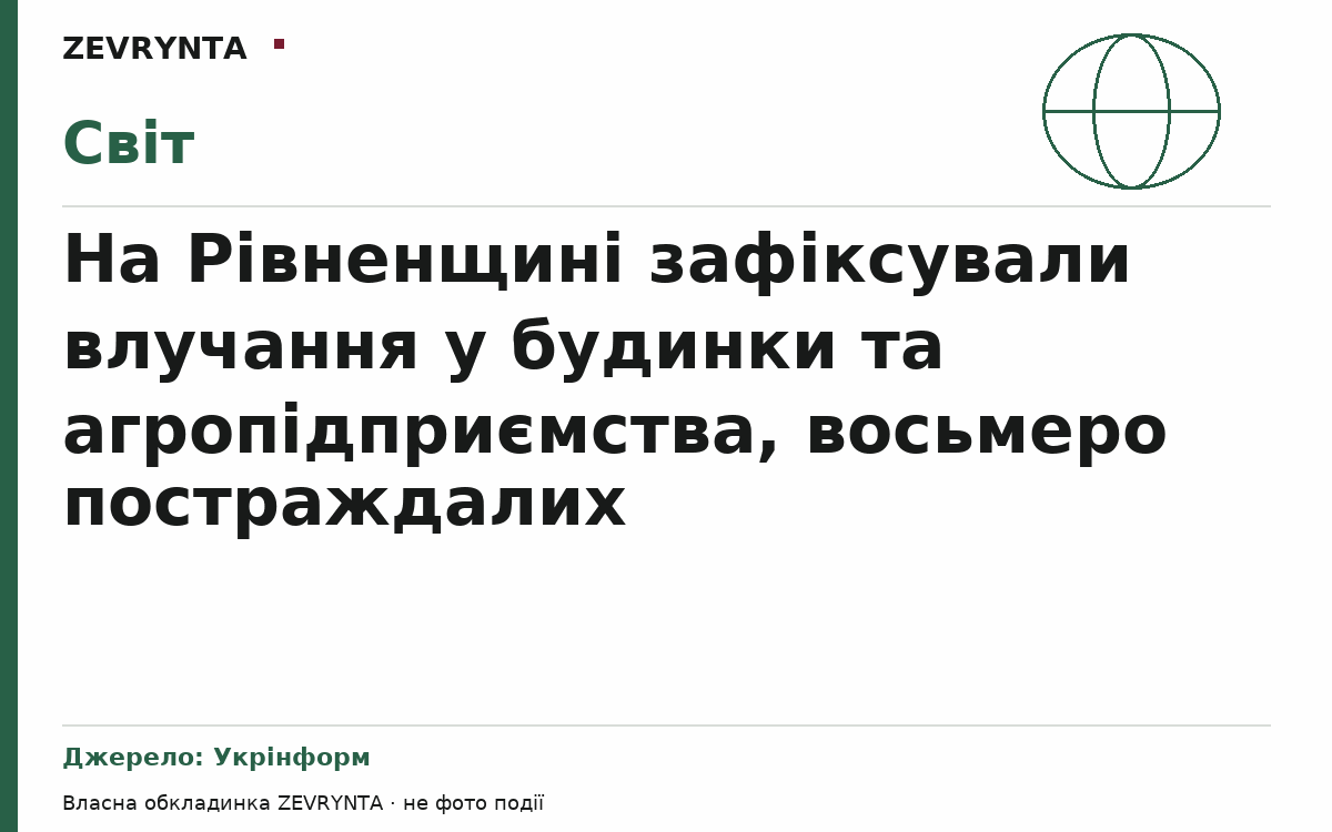Графічна обкладинка ZEVRYNTA
