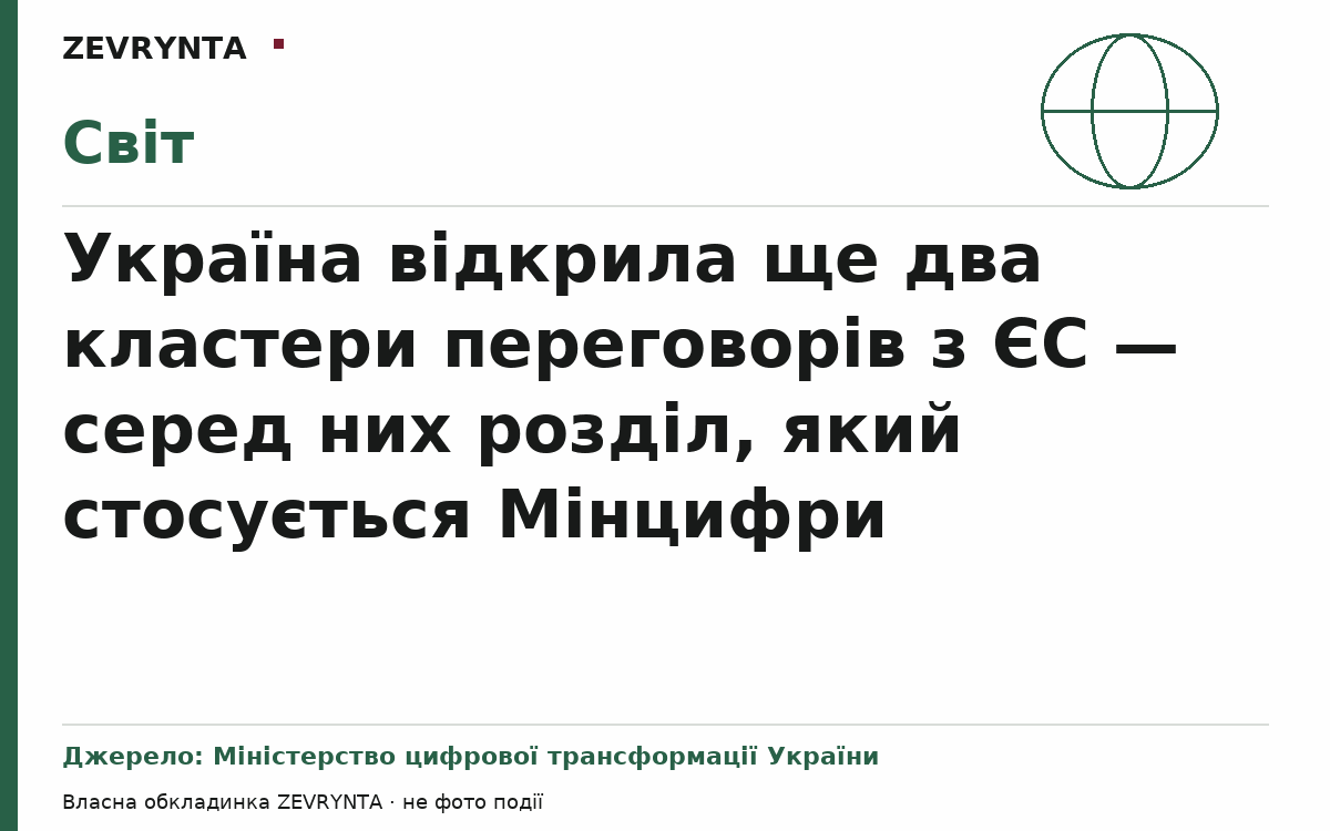 Графічна обкладинка ZEVRYNTA