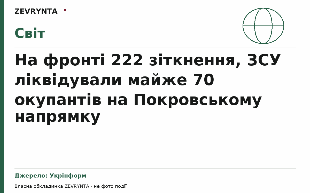 Графічна обкладинка ZEVRYNTA