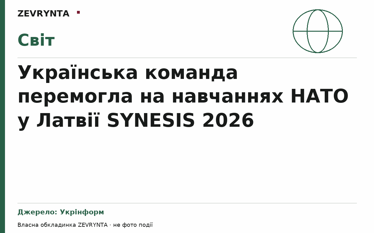 Графічна обкладинка ZEVRYNTA