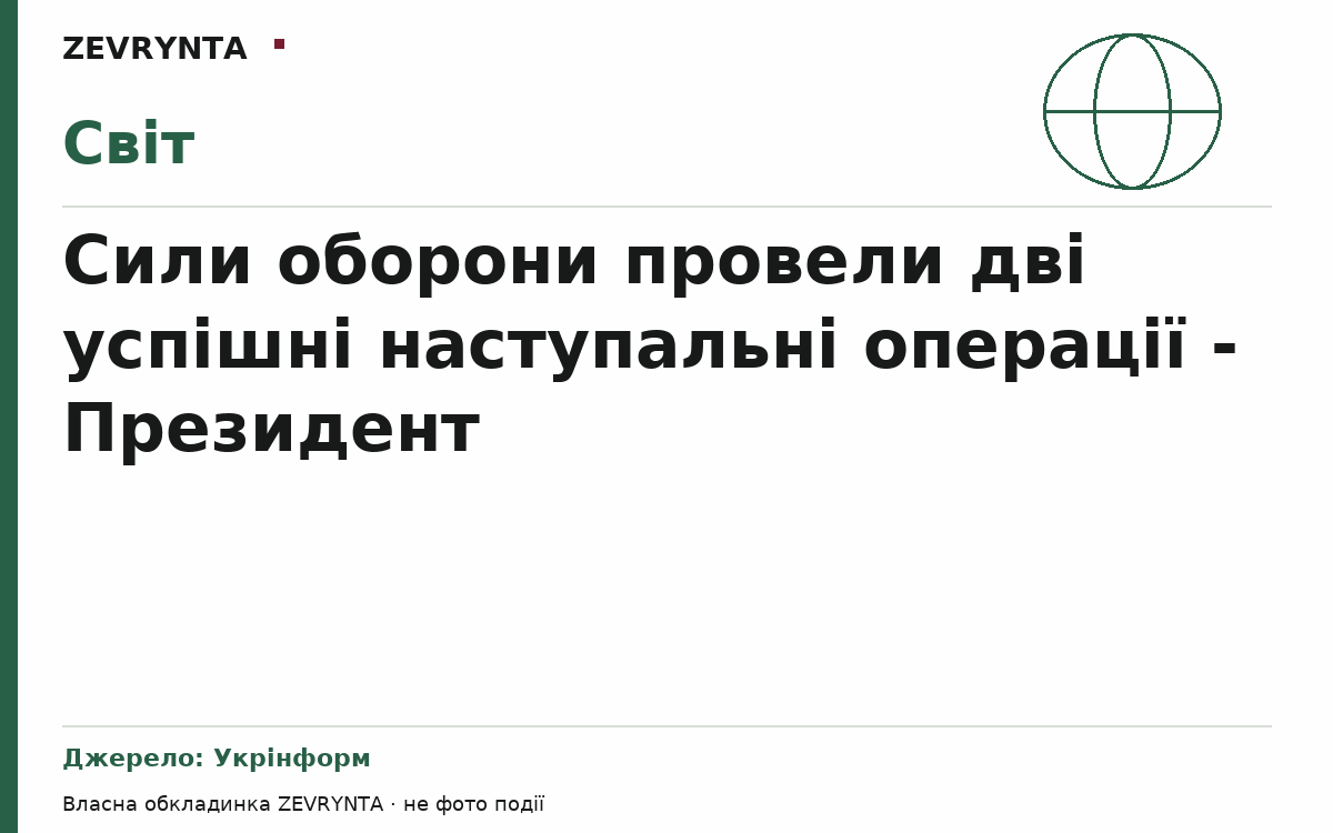 Графічна обкладинка ZEVRYNTA