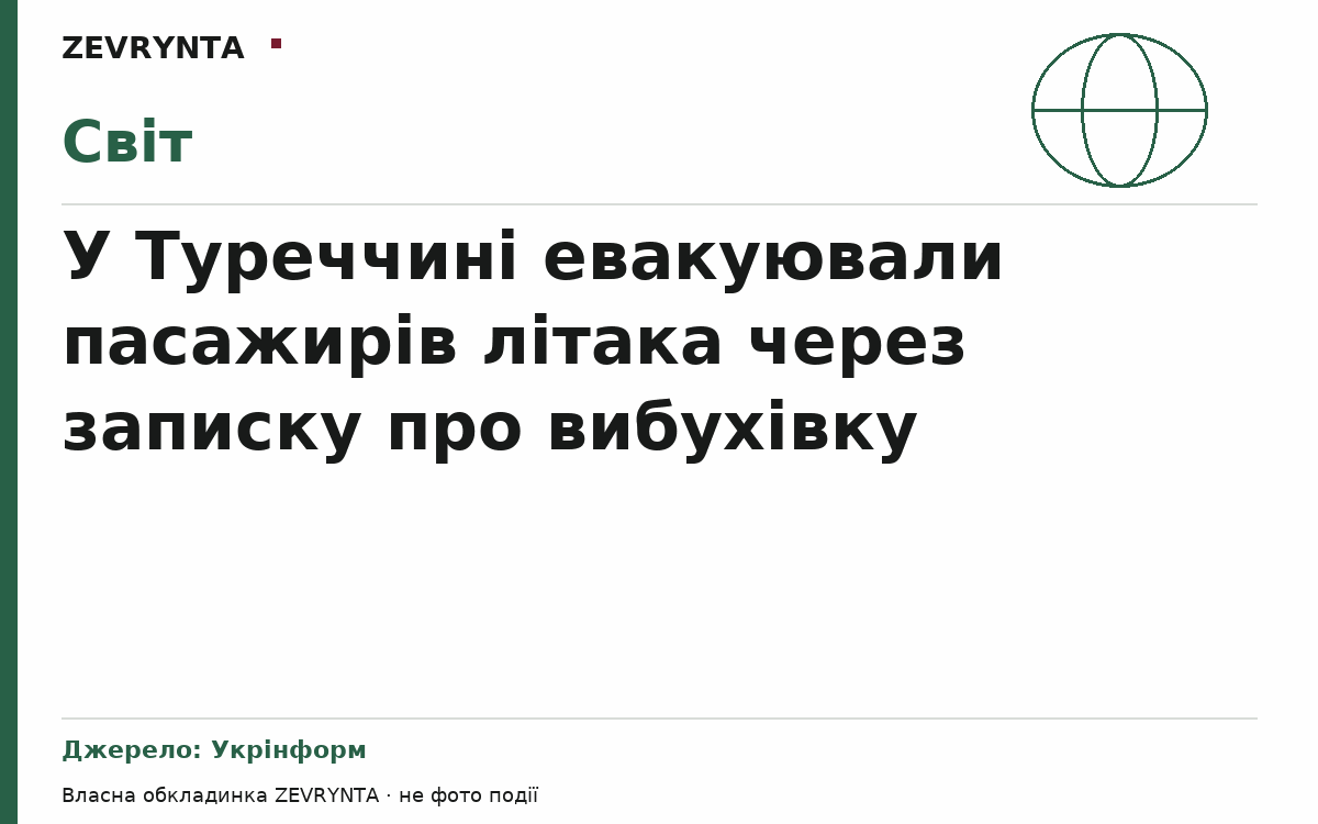 Графічна обкладинка ZEVRYNTA