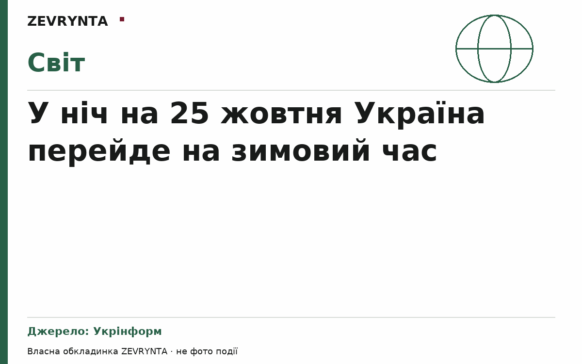 Графічна обкладинка ZEVRYNTA