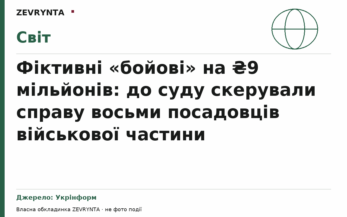 Графічна обкладинка ZEVRYNTA