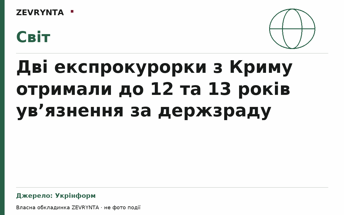 Графічна обкладинка ZEVRYNTA