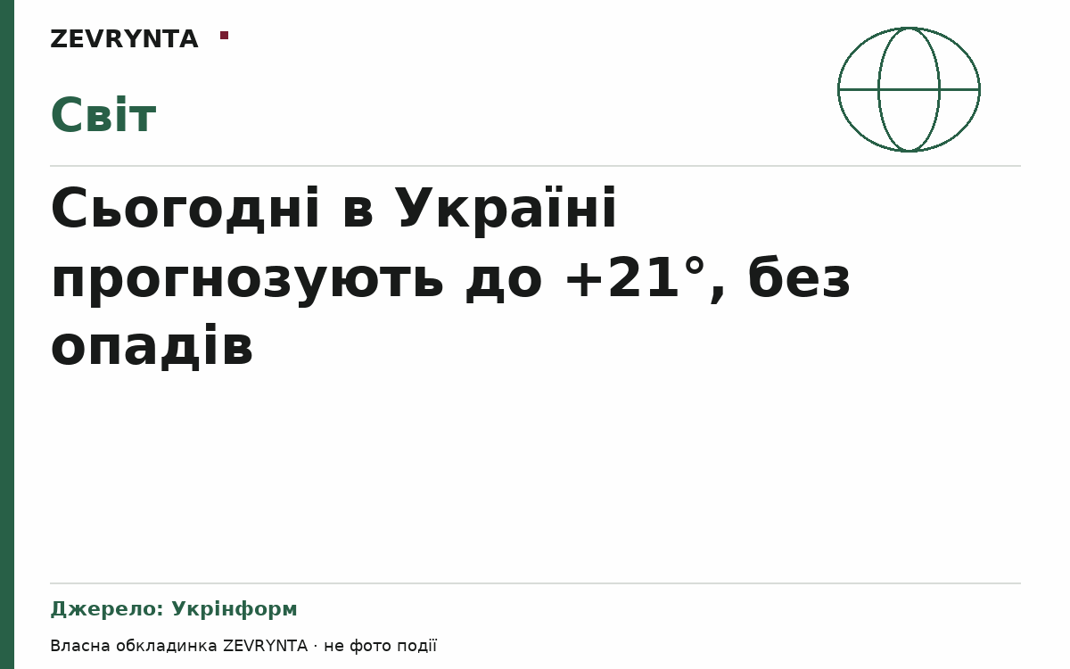 Графічна обкладинка ZEVRYNTA