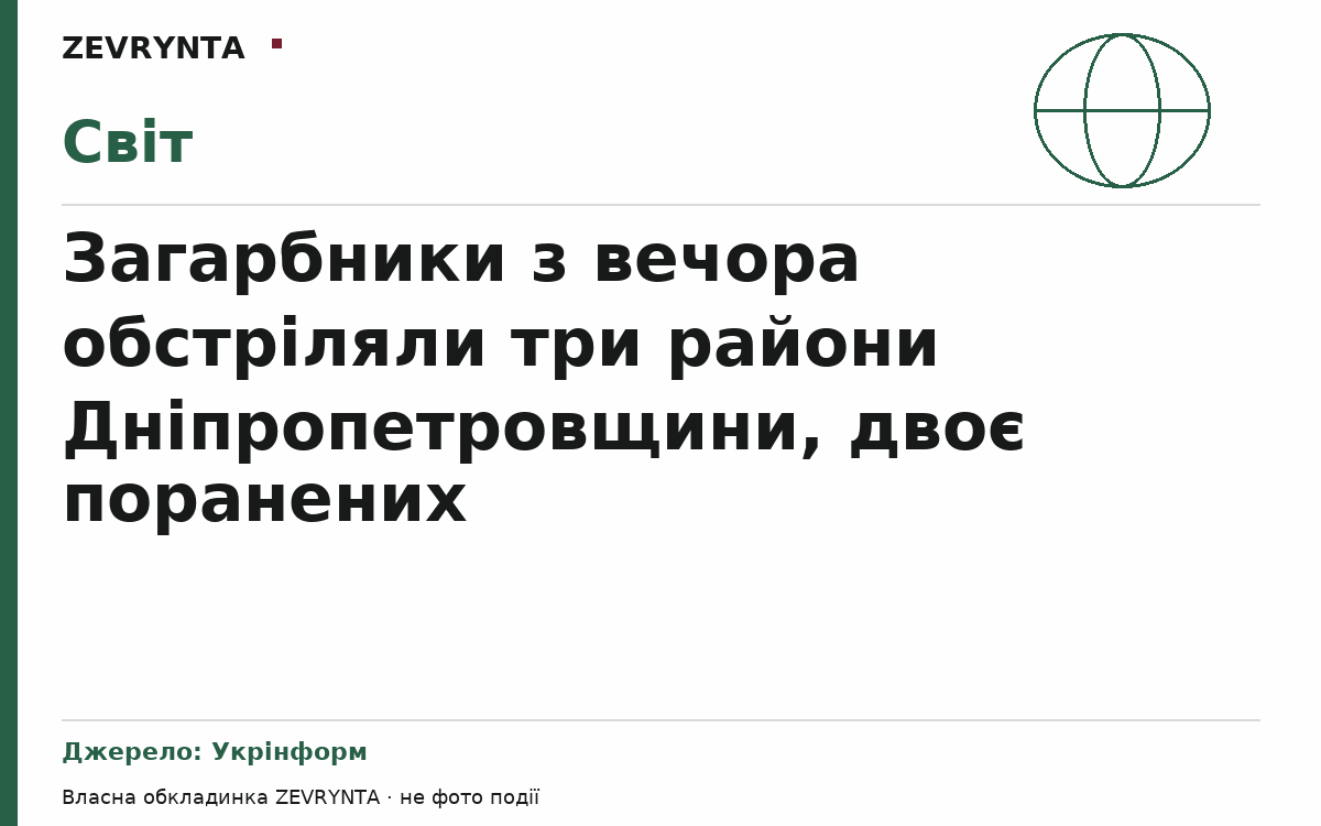 Графічна обкладинка ZEVRYNTA