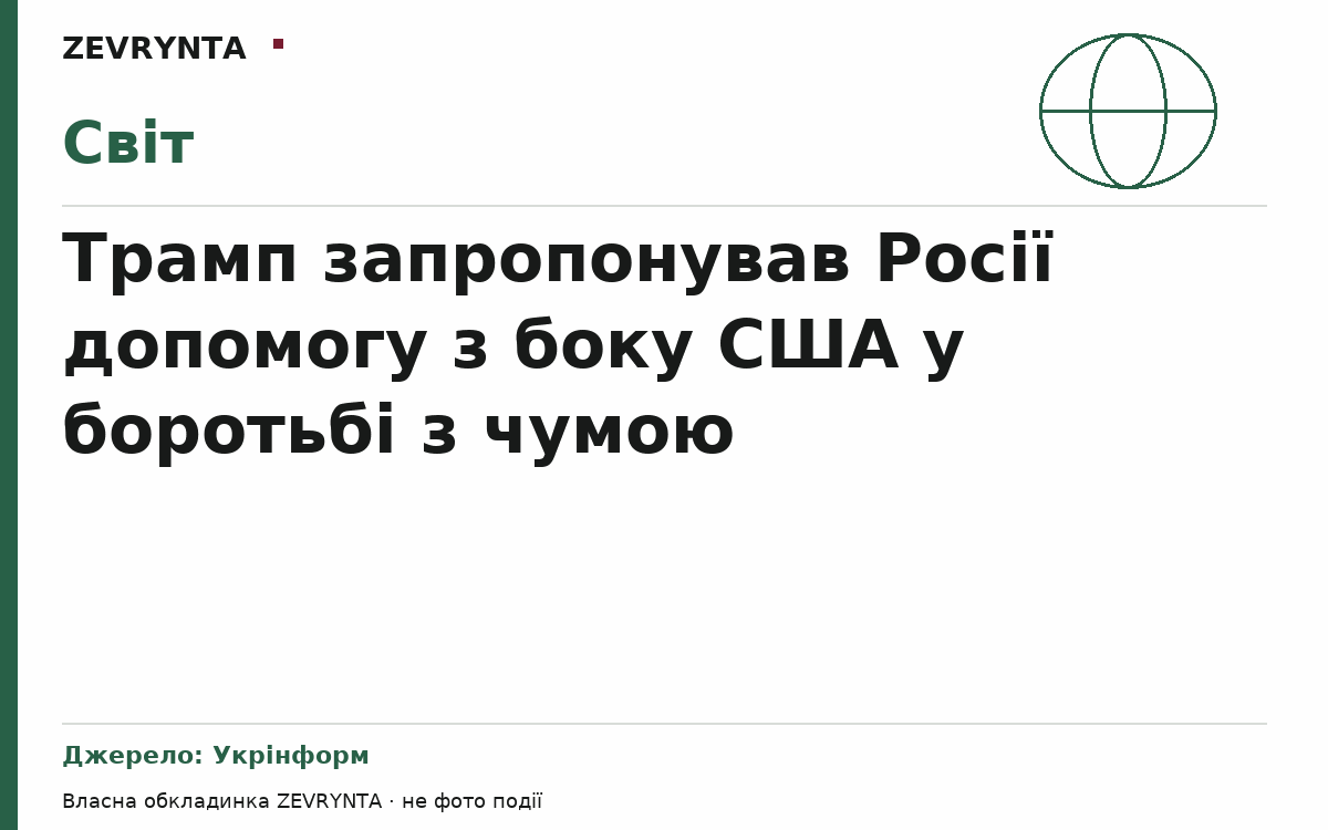Графічна обкладинка ZEVRYNTA