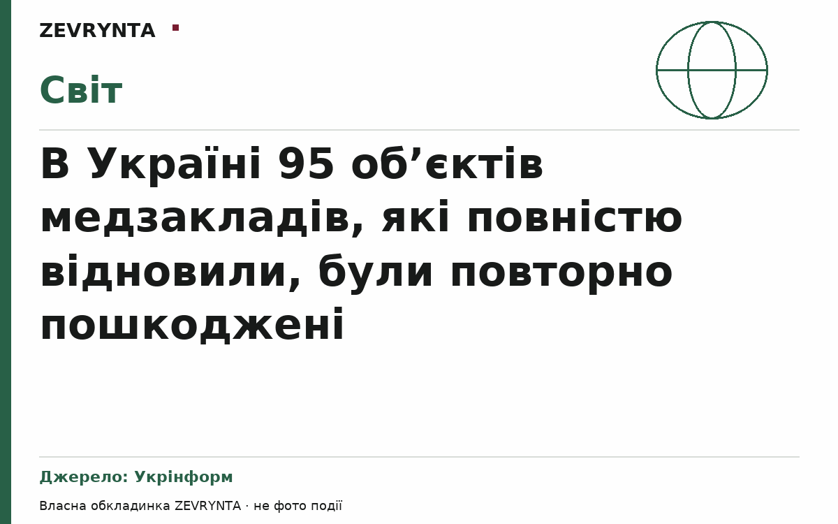 Графічна обкладинка ZEVRYNTA