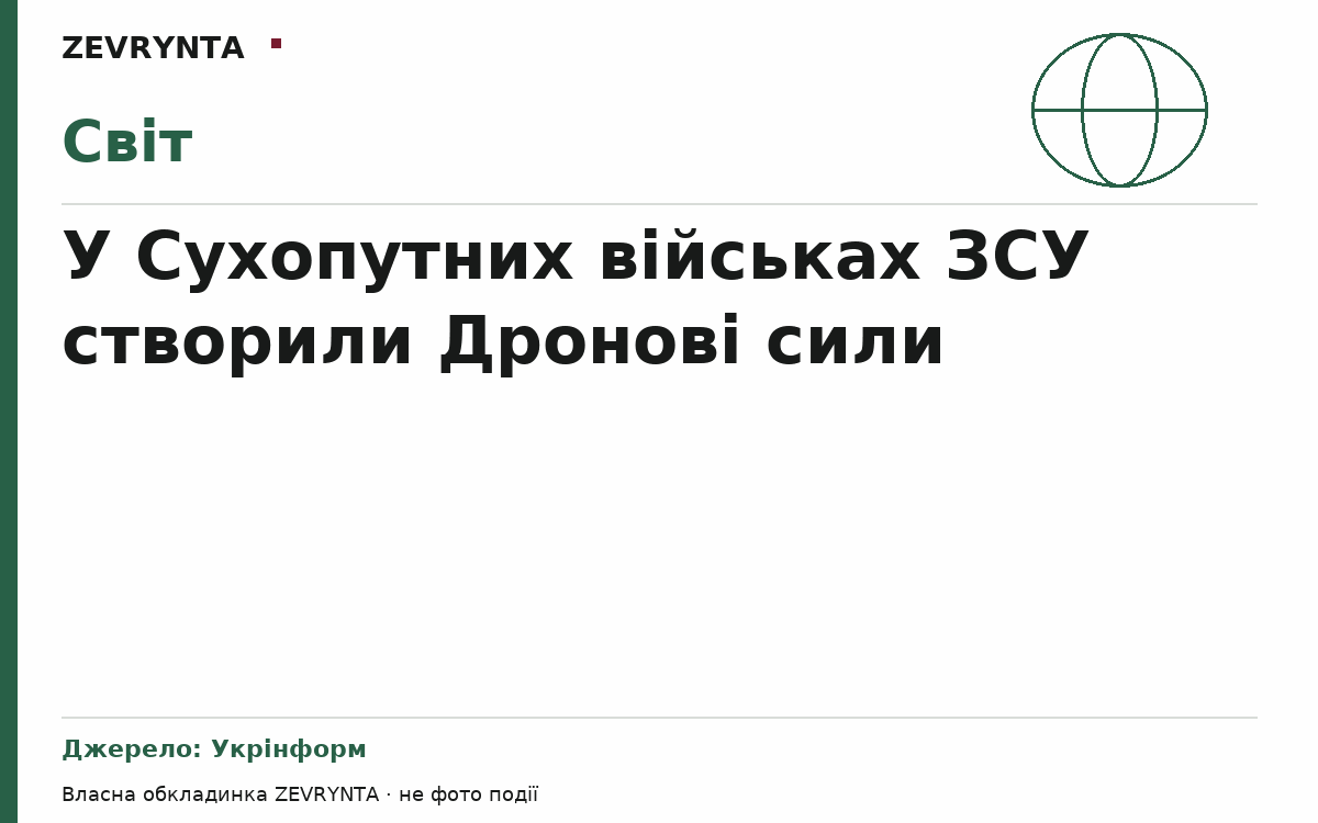 Графічна обкладинка ZEVRYNTA