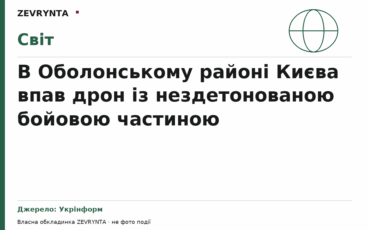 Графічна обкладинка ZEVRYNTA