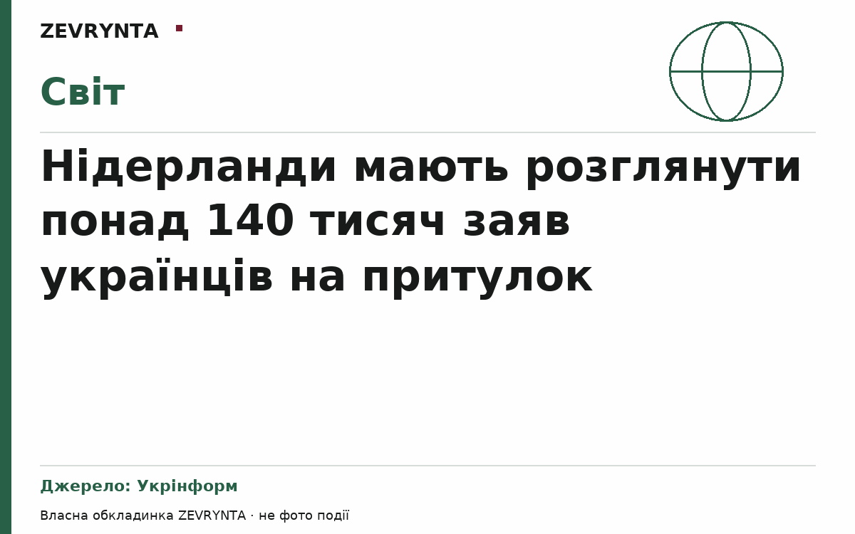 Графічна обкладинка ZEVRYNTA