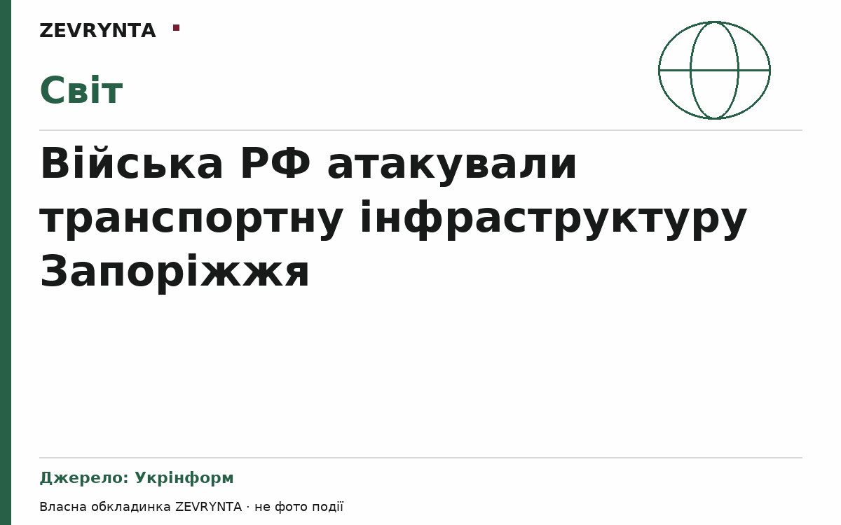Графічна обкладинка ZEVRYNTA
