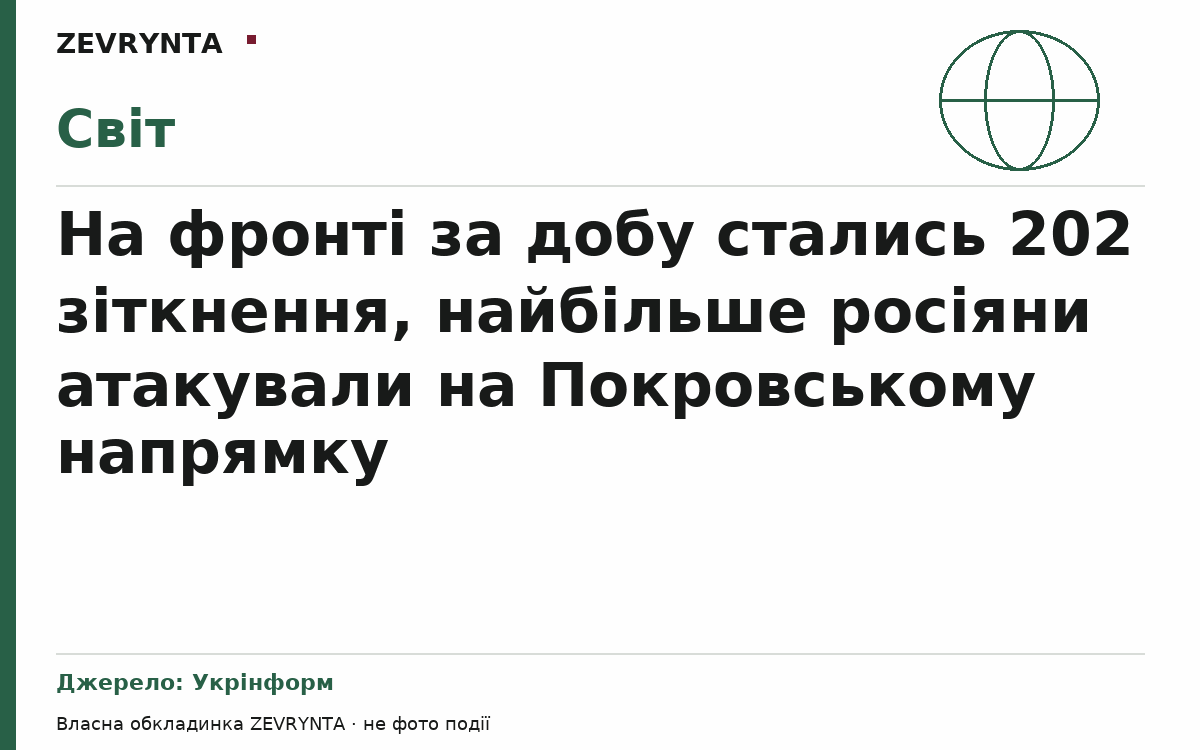 Графічна обкладинка ZEVRYNTA