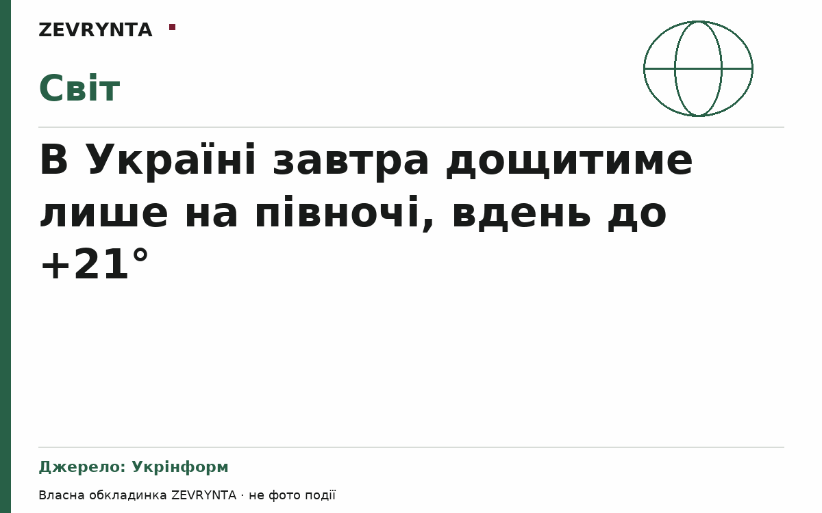 Графічна обкладинка ZEVRYNTA