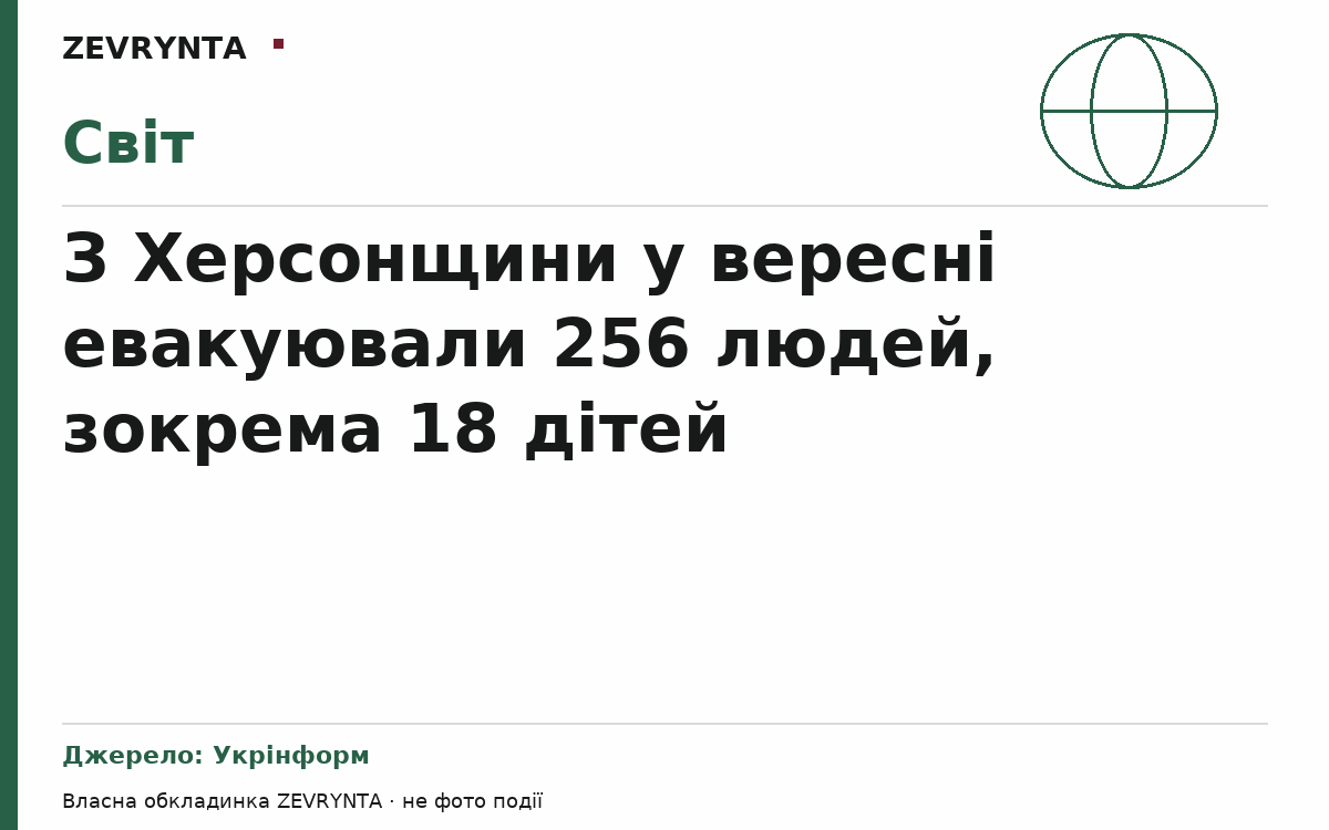Графічна обкладинка ZEVRYNTA