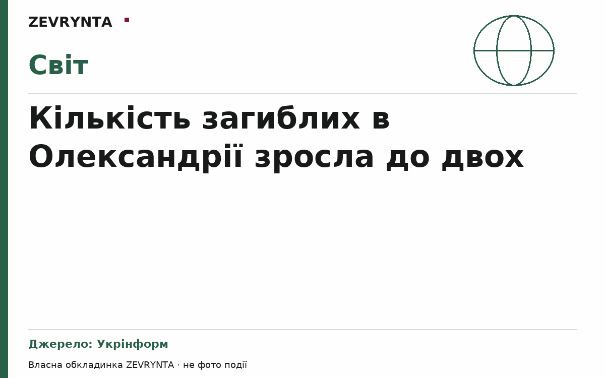 Графічна обкладинка ZEVRYNTA