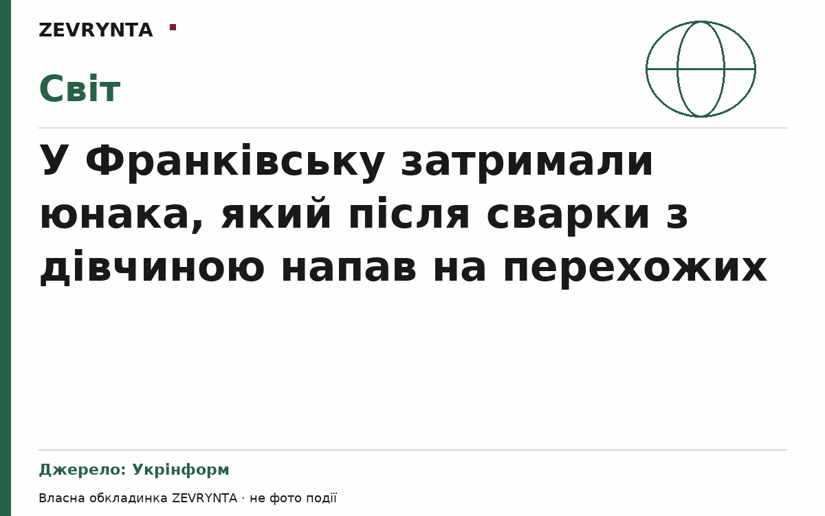 Графічна обкладинка ZEVRYNTA