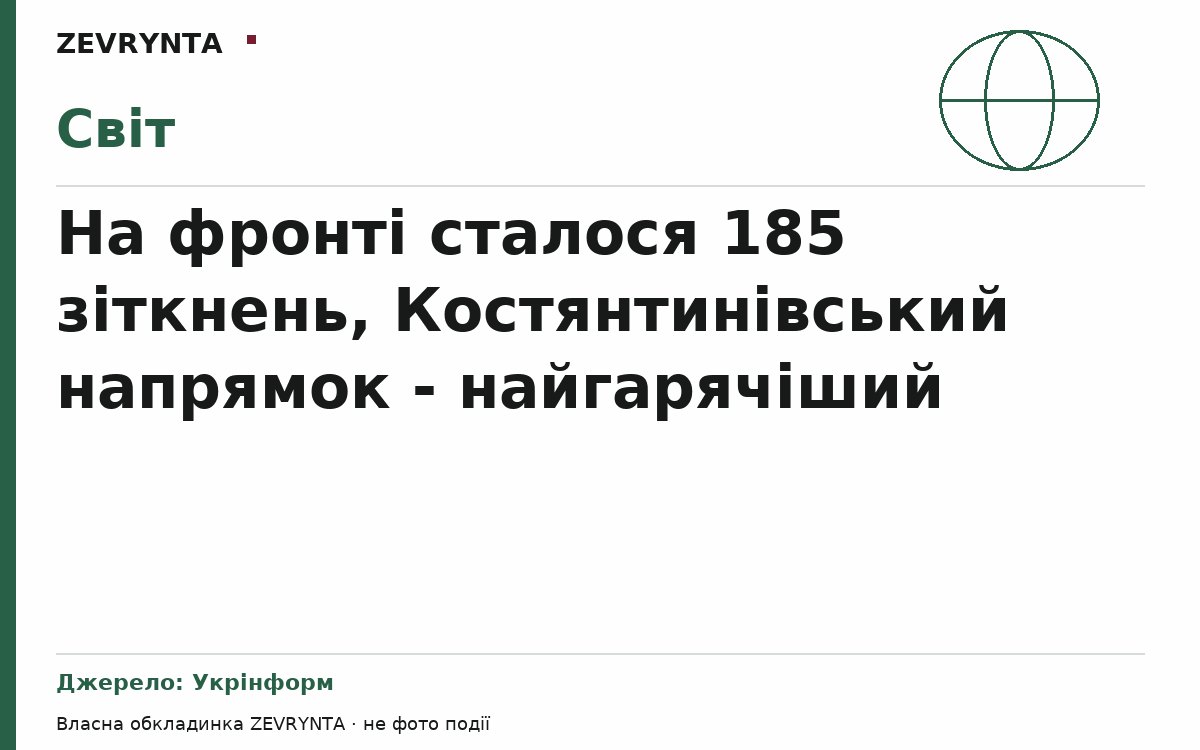 Графічна обкладинка ZEVRYNTA