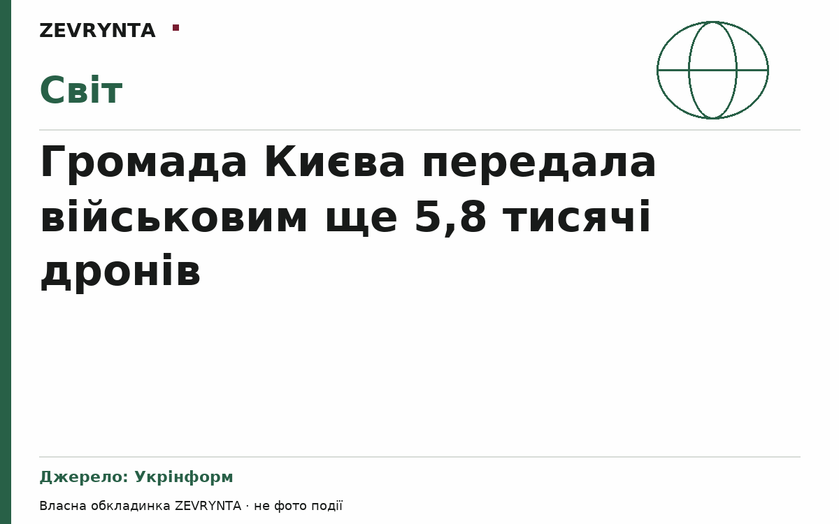 Графічна обкладинка ZEVRYNTA