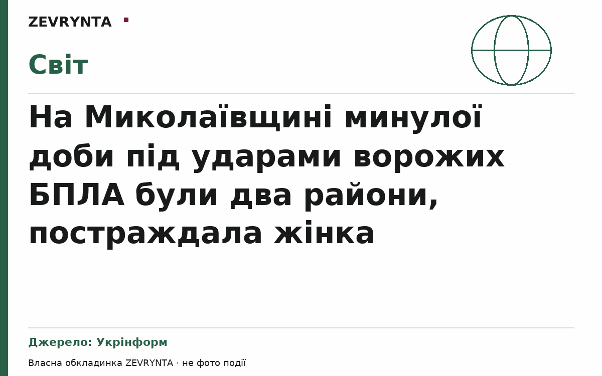 Графічна обкладинка ZEVRYNTA